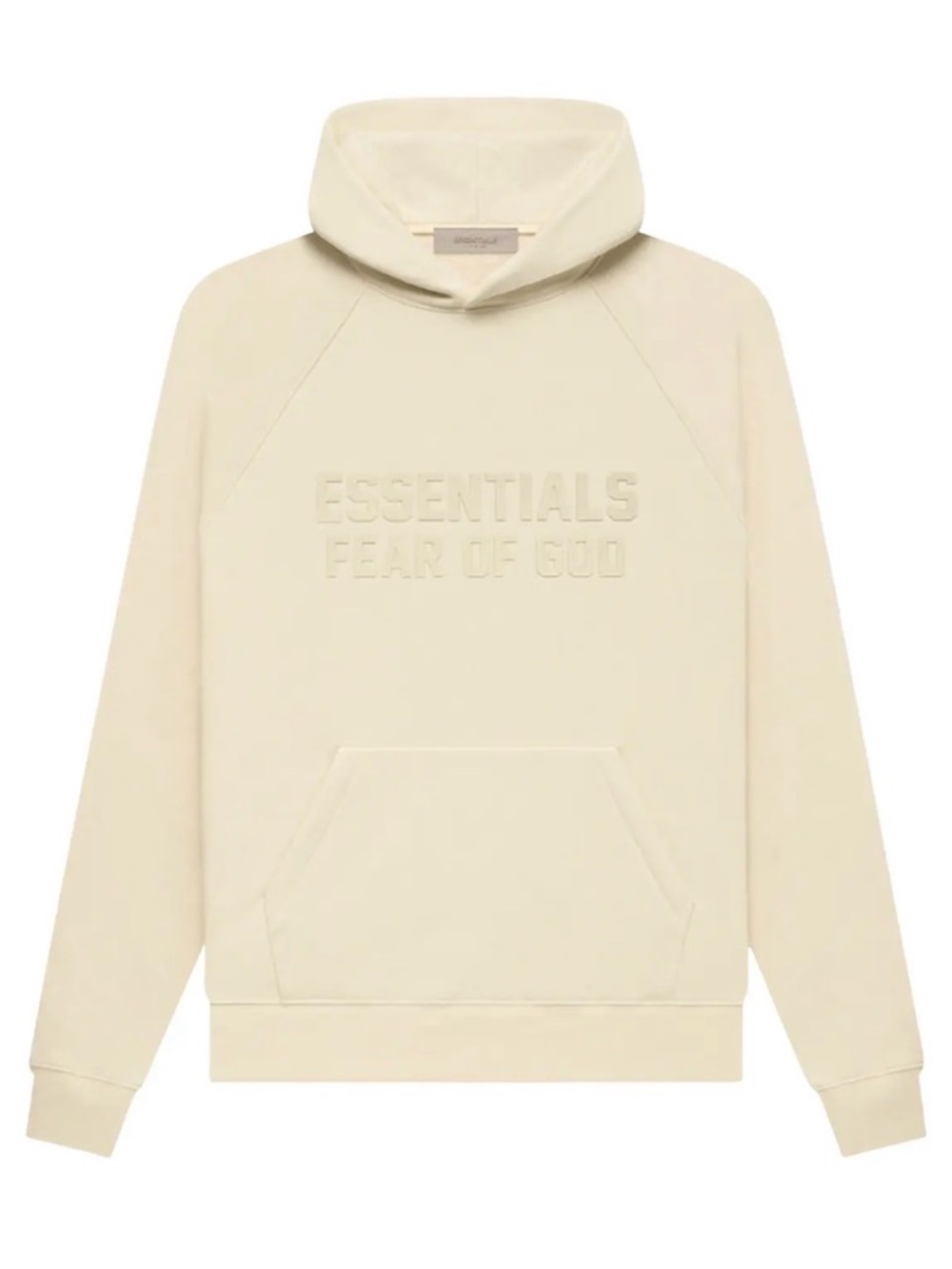 Fear of God Essentials Egg Shell Cream Hoodie Unisex XS
